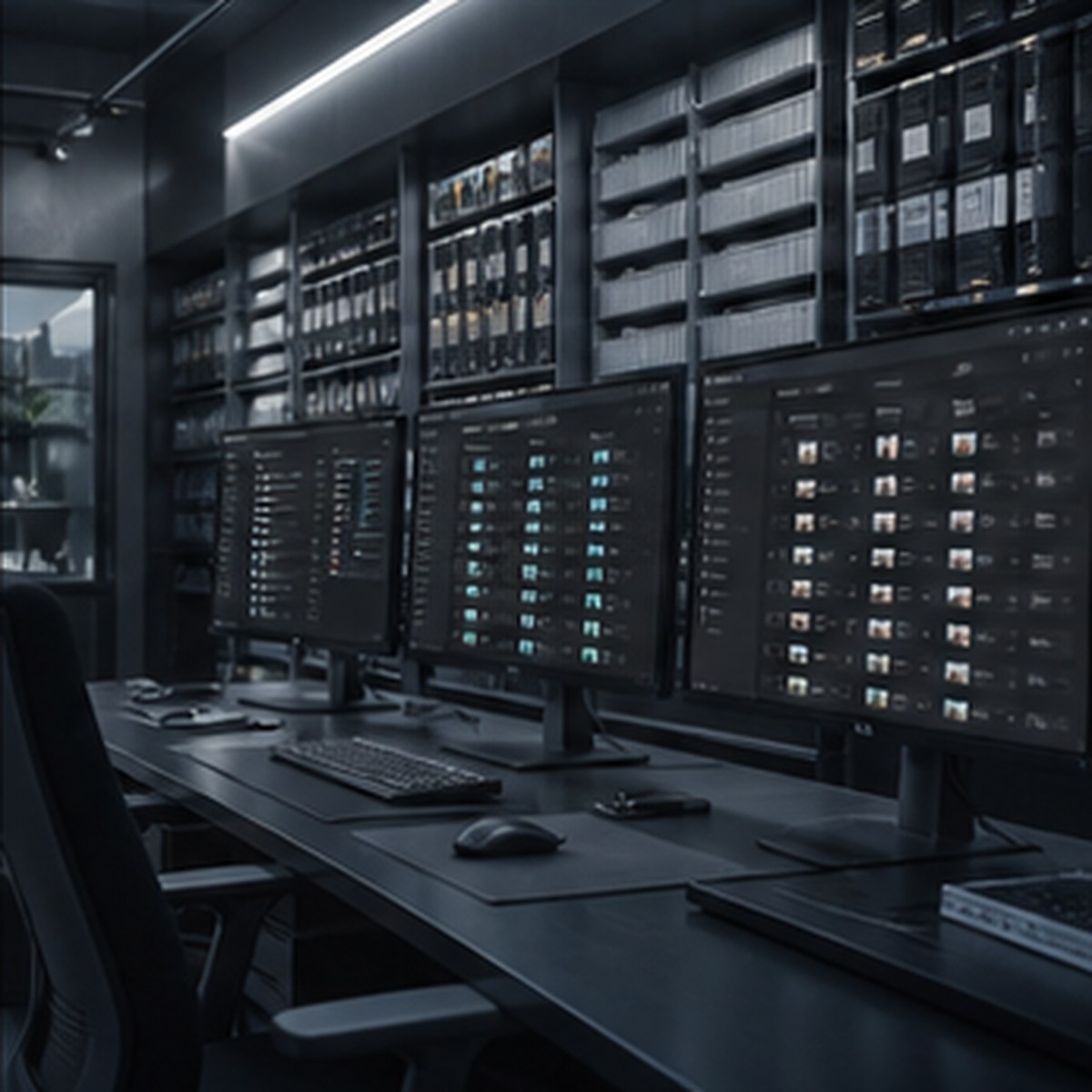 Post-production media library and ingest tracking environment